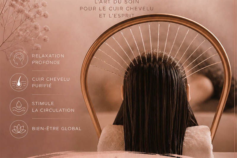 Head Spa japonais au Spa Anahita